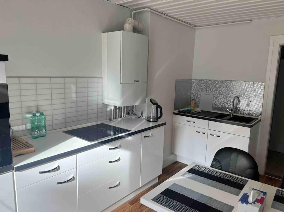 Schoenes City-Apartment Im Zentrum Mit Balkon 霍夫 外观 照片